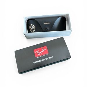 Ray-Ban Black Sunglasses Case with Branded Box